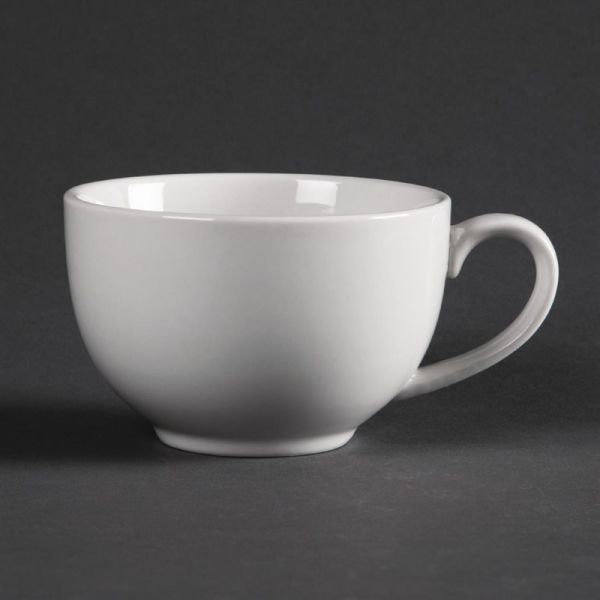 Olympia Whiteware elegante Tassen 23cl