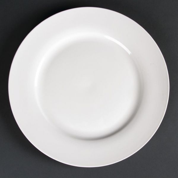 Olympia Lumina runde Teller mit breitem Rand 27cm