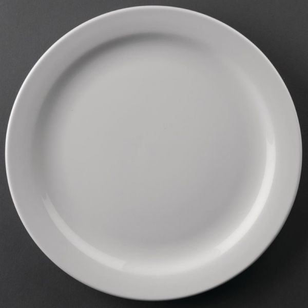 Olympia Athena runde Teller mit schmalem Rand 22,6cm