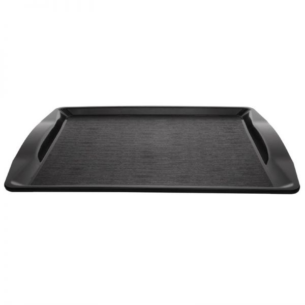 Olympia Kristallon Fast-Food-Tablett schwarz 42 x 30,5cm