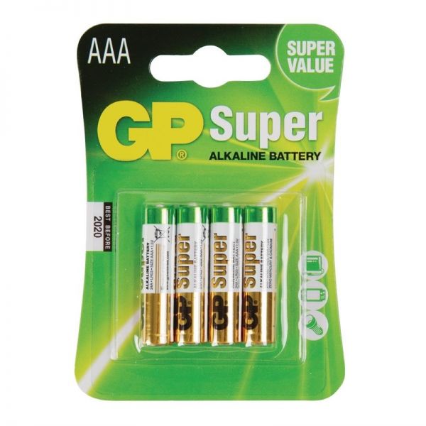 AAA Batterien; Inhalt: 4 Stück