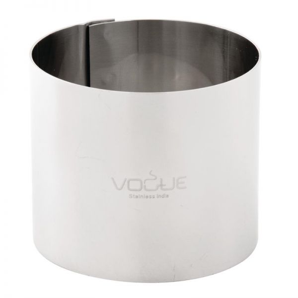 Vogue Moussering Edelstahl 6 x 7cm