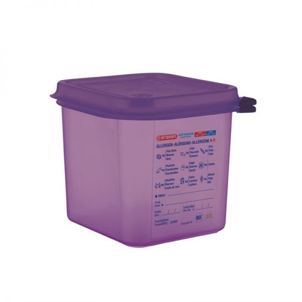 Araven GN1/6 Lebensmittelbehälter aus Silikon 2,6L