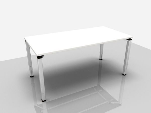 Schreibtisch Trend Pro Komfort, 1.600x800x620-850mm, grau