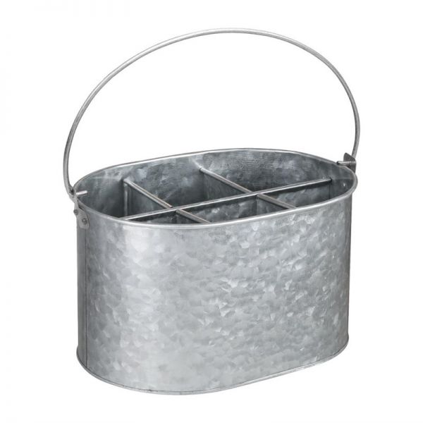 Olympia Table Caddy aus verzinktem Stahl