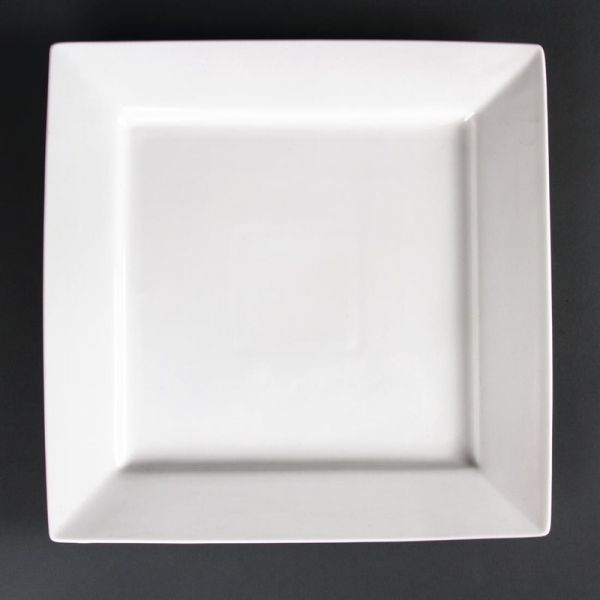 Lumina quadratische Teller mit breitem Rand 29,5cm